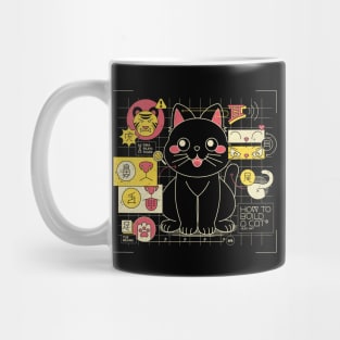 Japanese Cat Graph by Tobe Fonseca Mug